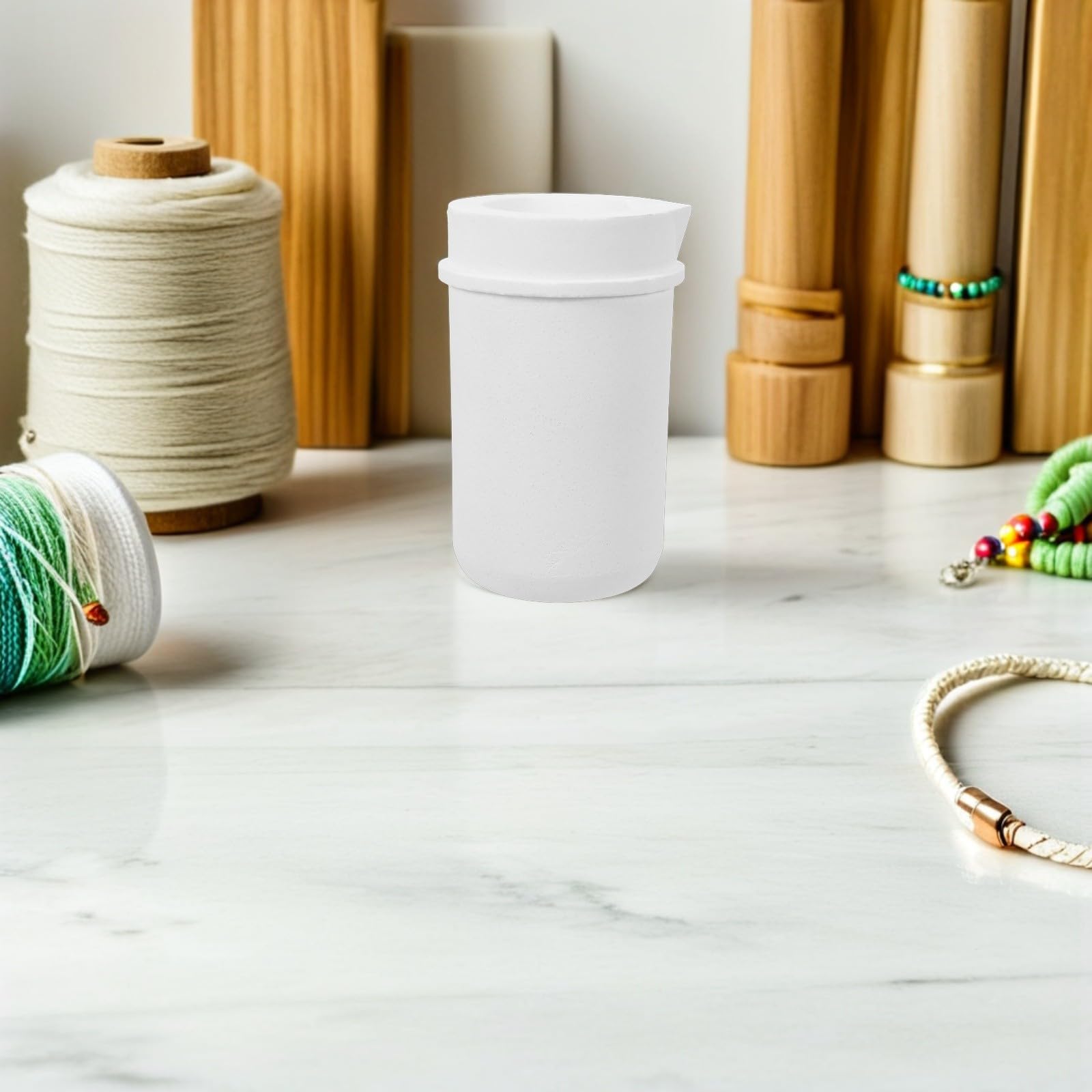Kisangel Schmelztiegel 4kg Quarz für Gold Silber Legierungen für Kupfer und Eisen zum Schmelzen in DIY Schmelzplattenprojekten und Schmuckguss