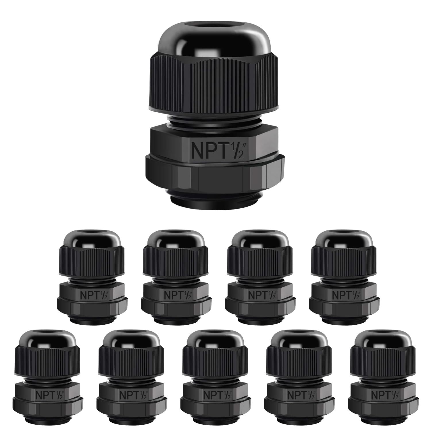 LeMotech NPT Cable Glands - Waterproof & Durable -16