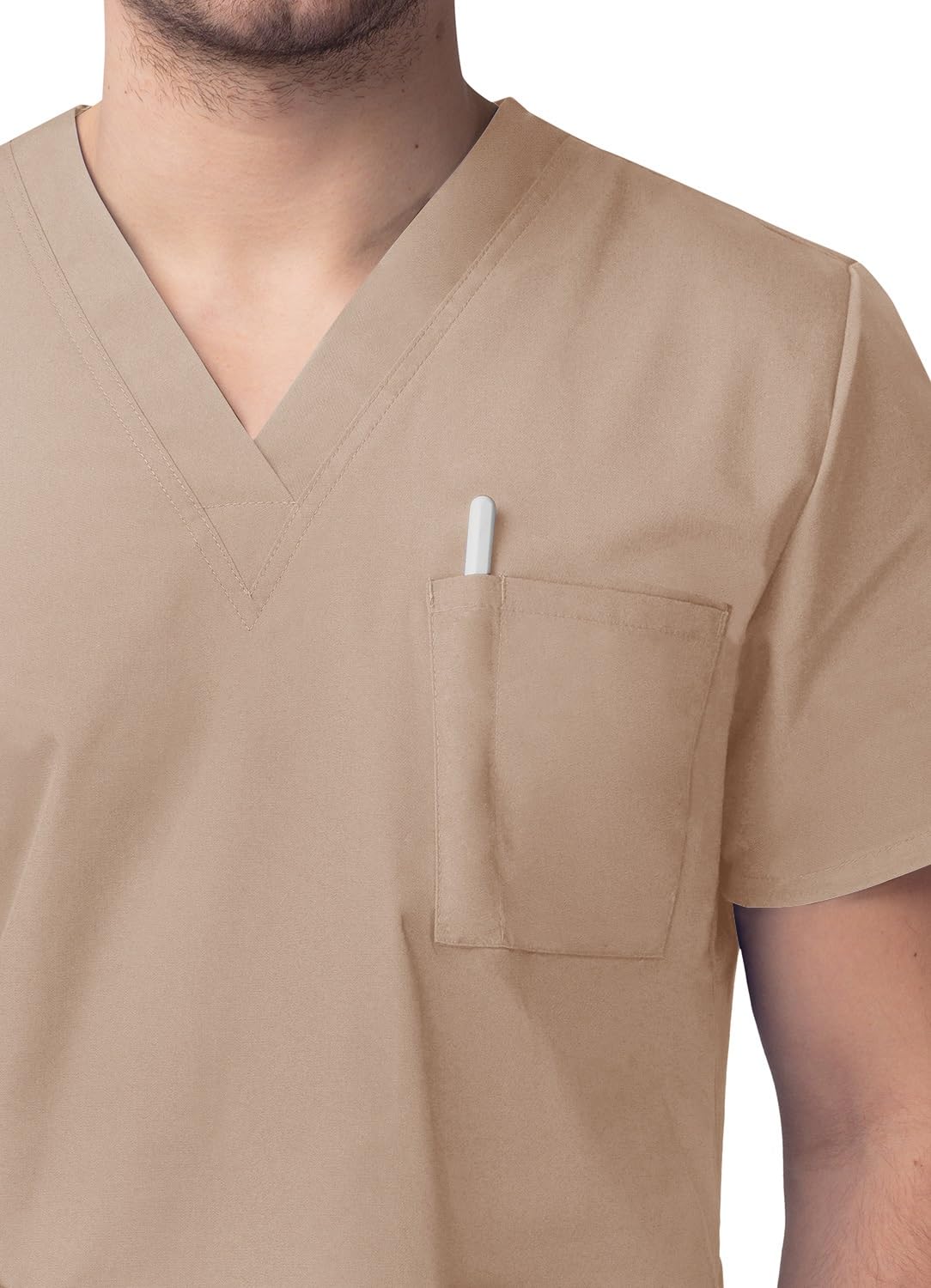 Sivvan Tenue Médicale Unisexe Classique - Blouse Col en V & Pantalon à Cordon