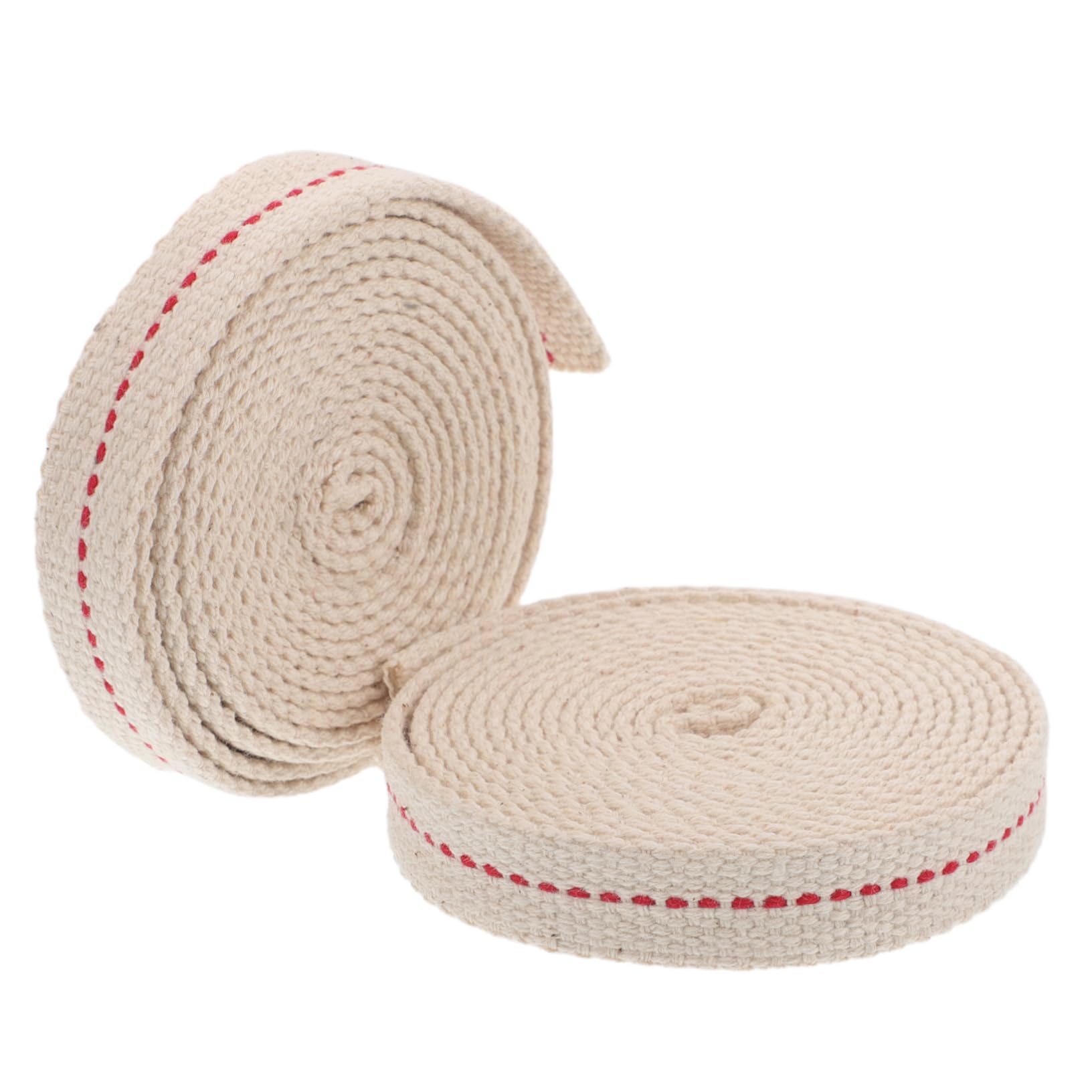 Sosoport 2rolls Cotton Replacement Wick for Oil Lamps Lanterns Chamber Lamps Fit for Outdoor Camping and Adventures