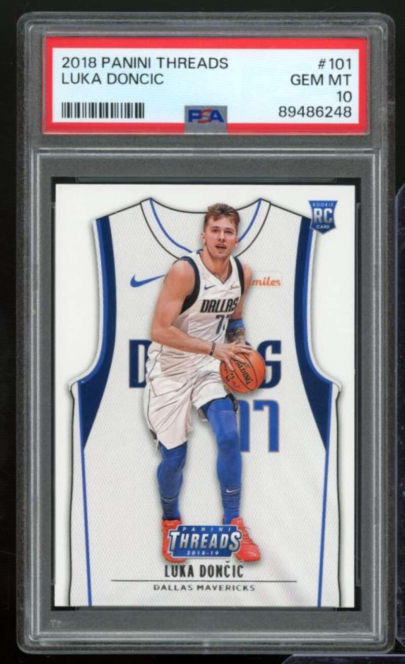 Amazon.com: Luka Doncic Rookie Card 2018-19 Panini Threads #101