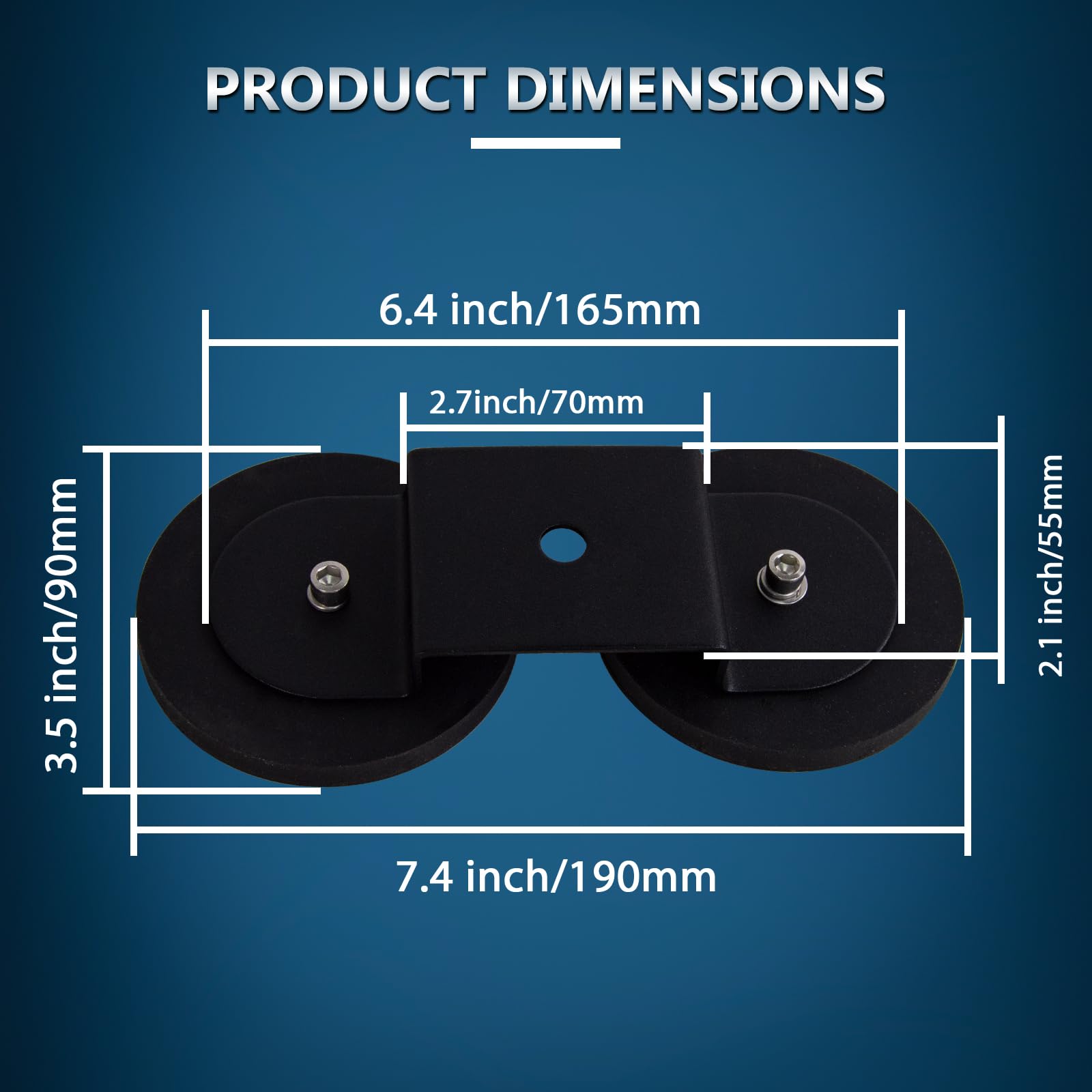 AUXTINGS 45 cm 360 W terenowa listwa świetlna LED z wiązką okablowania 12 V i uchwytem magnetycznym, zewnętrzna rampa LED 4x4 DC 12 V 24 V 6000 K, do samochodów ciągników, ciężarówek SUV, pojazdów