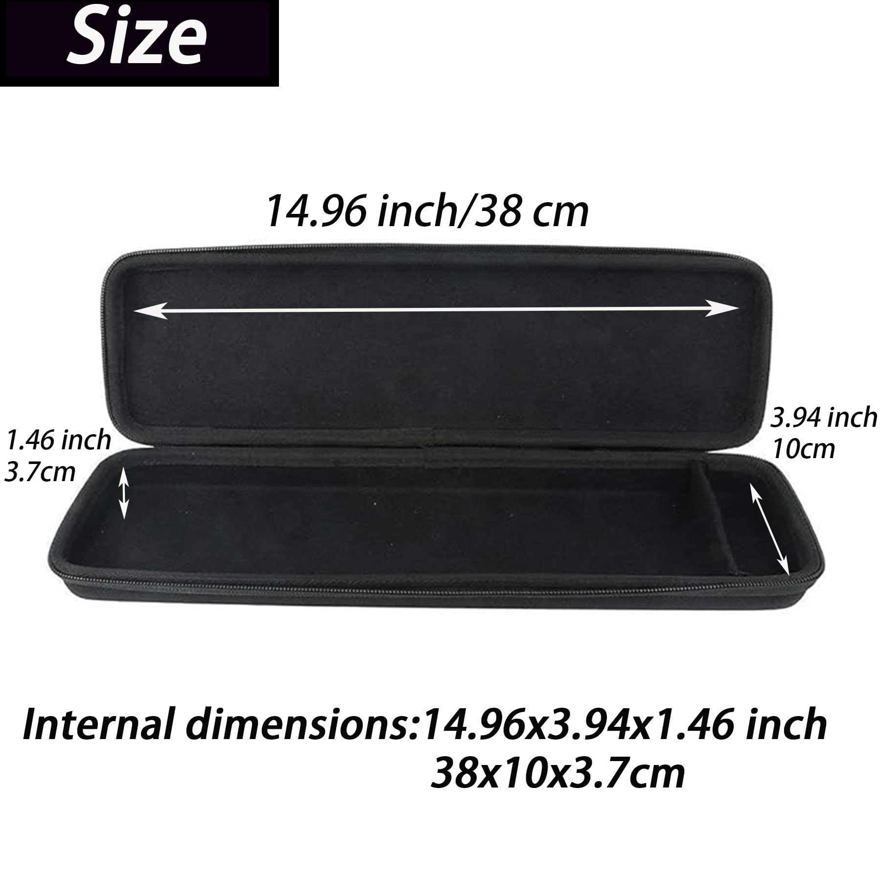 Khanka Dur Cas étui de Voyage Housse pour AKAI Professional Pro LPK25 Wireless Clavier Maître MIDI Bluetooth Ultra Compact