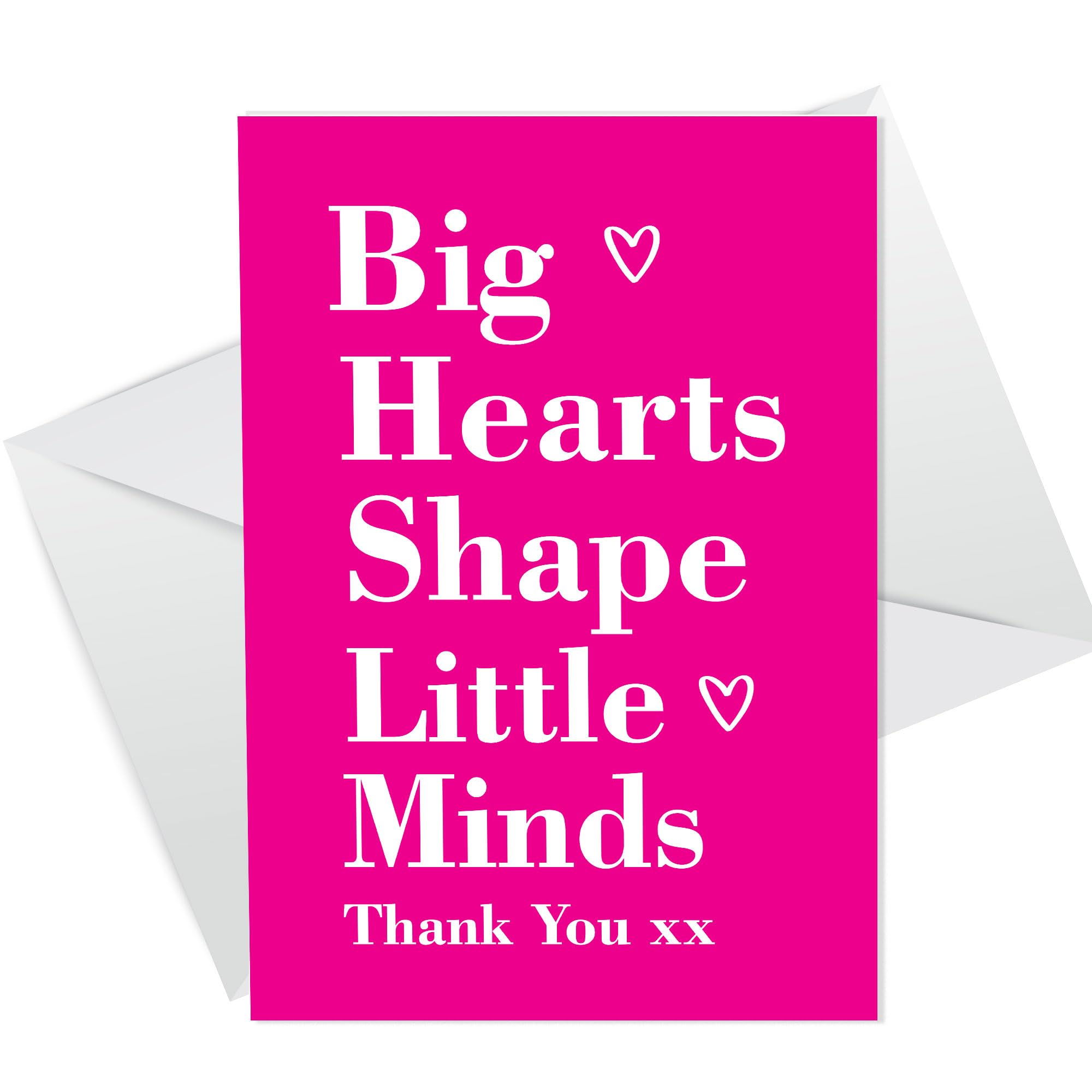 RED OCEAN Special Thank You Card For Teacher Teaching Assistant Nursery Teacher Leaving School Nursery Card For Him Her
