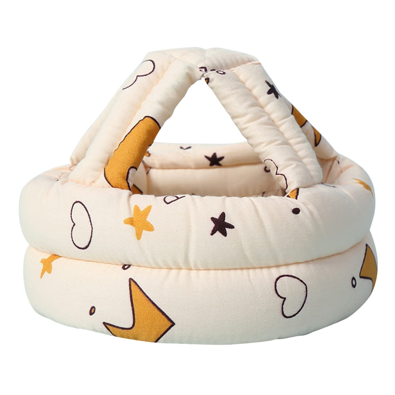 Runstarshow A Baby Head Protector Baby Safety Helmet Head Protection Baby Helmet For Crawling Walking Toddler Protective Cap Helmet Nti-Collision Protective Djustable Safety Headguard 1-2 Years