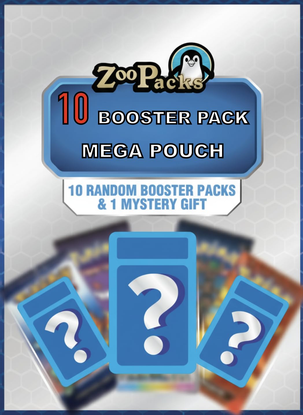 10 Booster Pack Assortment Mega Pouch | 10 Booster Packs 1 Bonus Item | Compatible with Pokemon Cards product thumbnail 2