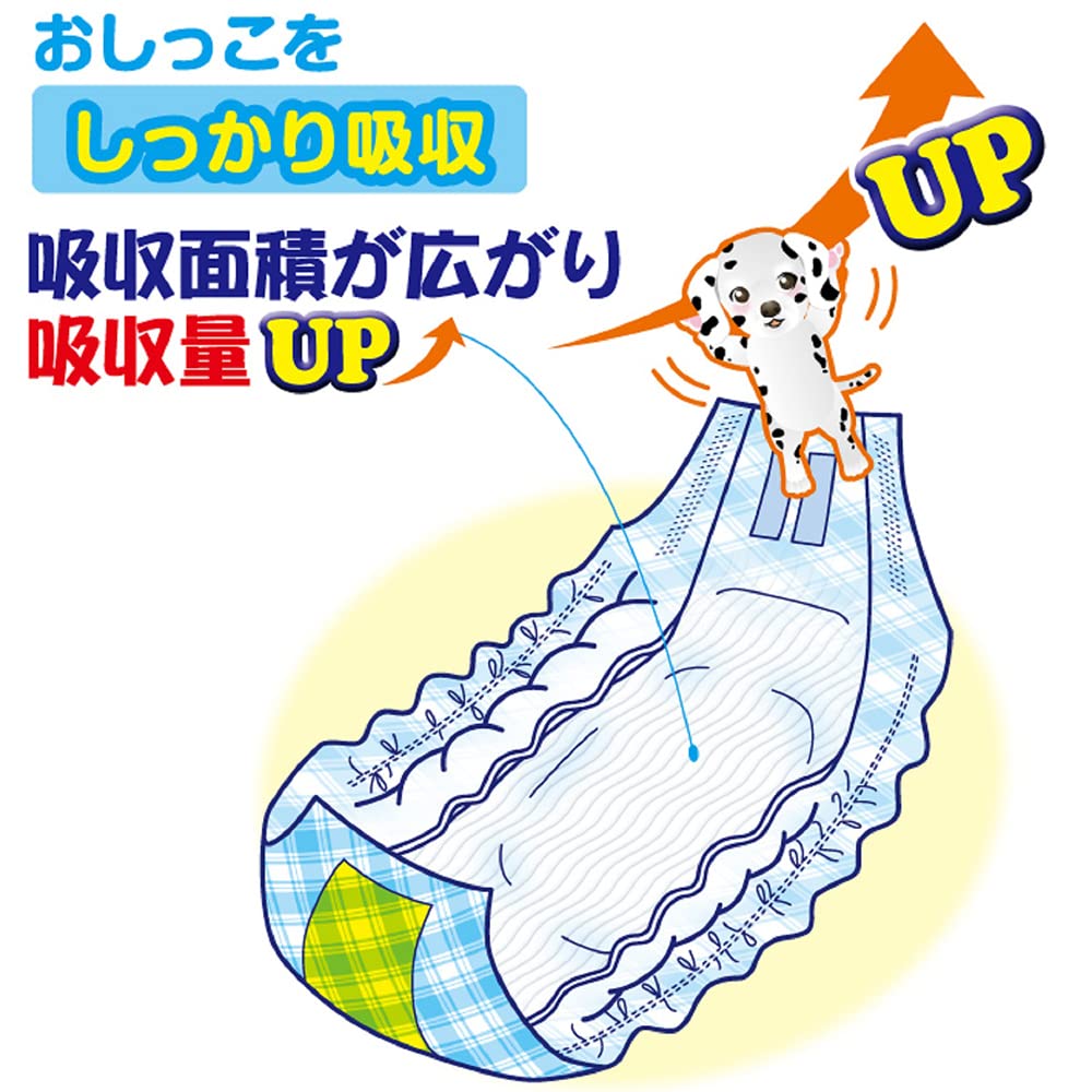 P.one マナーおむつ　中型犬用　男の子　おしっこ用　6パック P.one （ケース販売） 「P.one ピーワン 男の子のためのマナー
