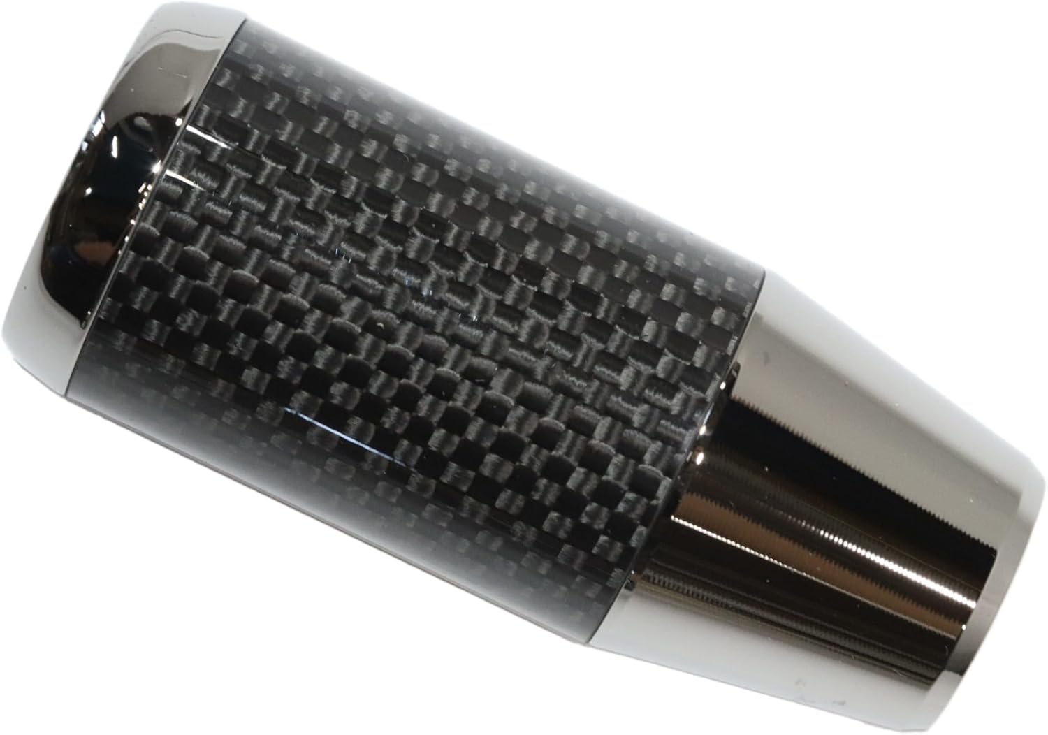 Nismo C2865-1EA07 Al Chrome Wrapped Carbon Fiber Shift Knob Nisssan/Infiniti Mt