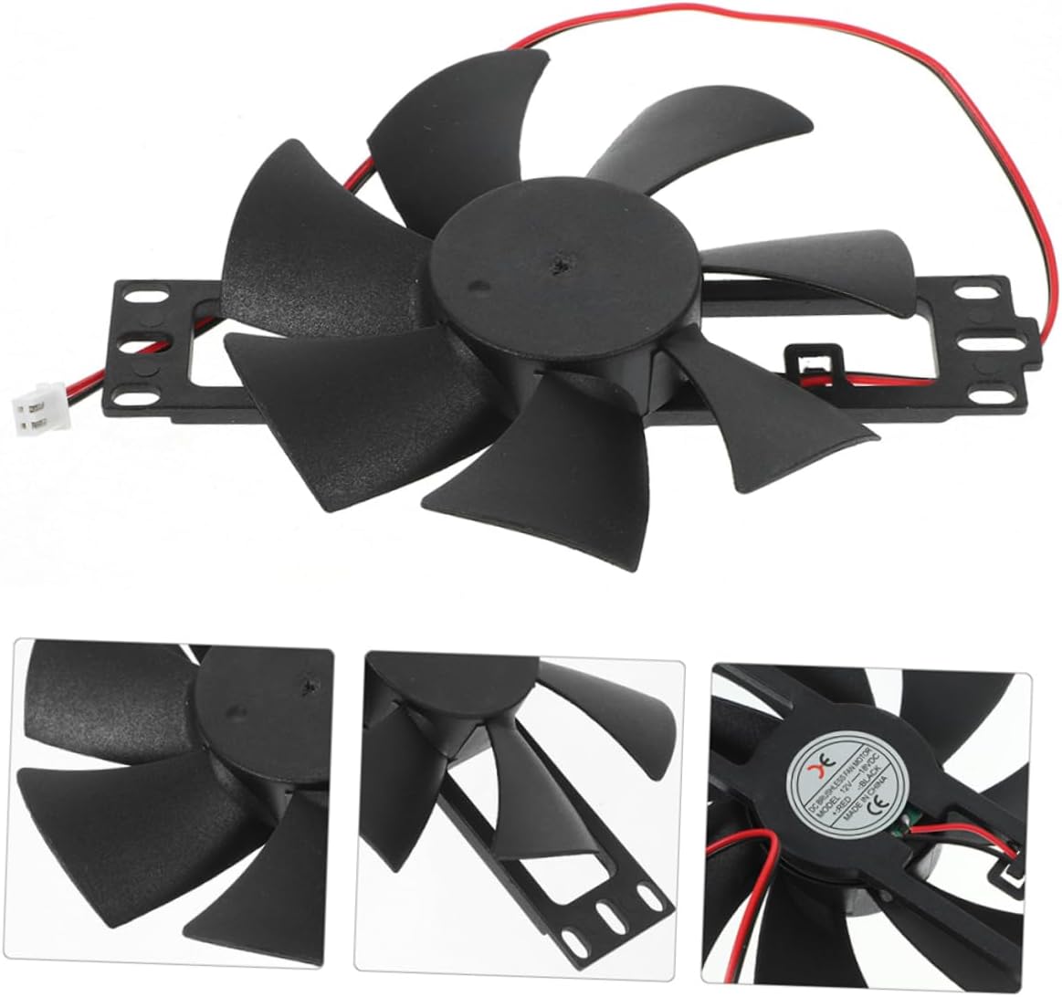 Electric Stove Fan 2 PC Copper Plastic Universal Replacement