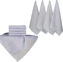 Kit: 12 Pano de Prato Bordar Ponto Cruz