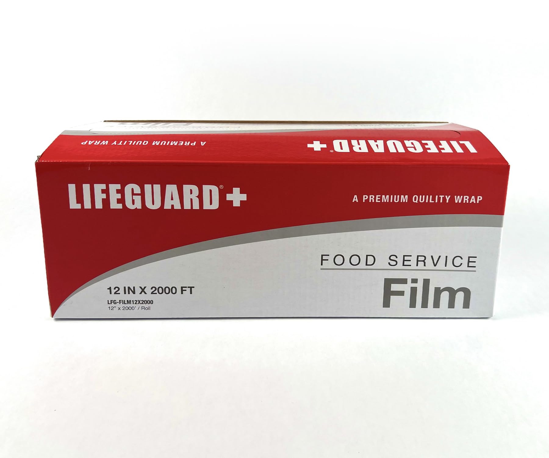 LIFEGUARD Plastic Wrap Dispenser with Cutter, Superior Quality Food Service Film, 12