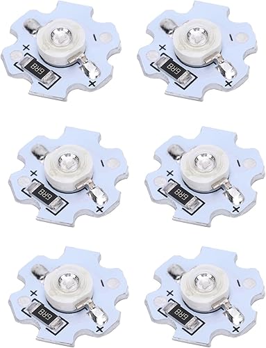 Miniatura 4 de POCREATION 25 chips LED AXD-1W-5V, bombilla LED de chip de 5 V, 200 lúmenes, 1 W, cuentas de lámpara LED de alta potencia para accesorios de