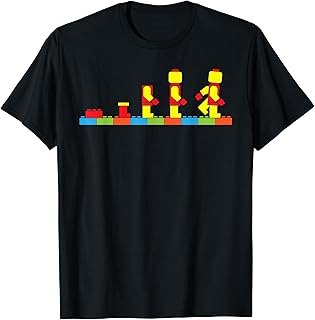 Bricks Evolution Master Builder Building Blocks T-Shirt