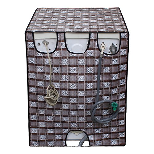 Image of Lithara Waterproof Front Load Washing Machine Cover For 6 kg, 6.2 Kg, 6.5 Kg, 7 Kg (Design 41)