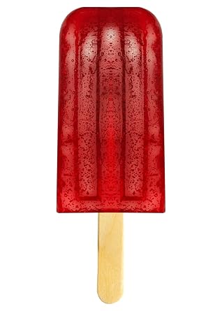 Gummy Popsicle A Cool Treat with a Variety of Flavor Choices, by GGB Candies Cherry & Blue Raspberry / 2-Pack