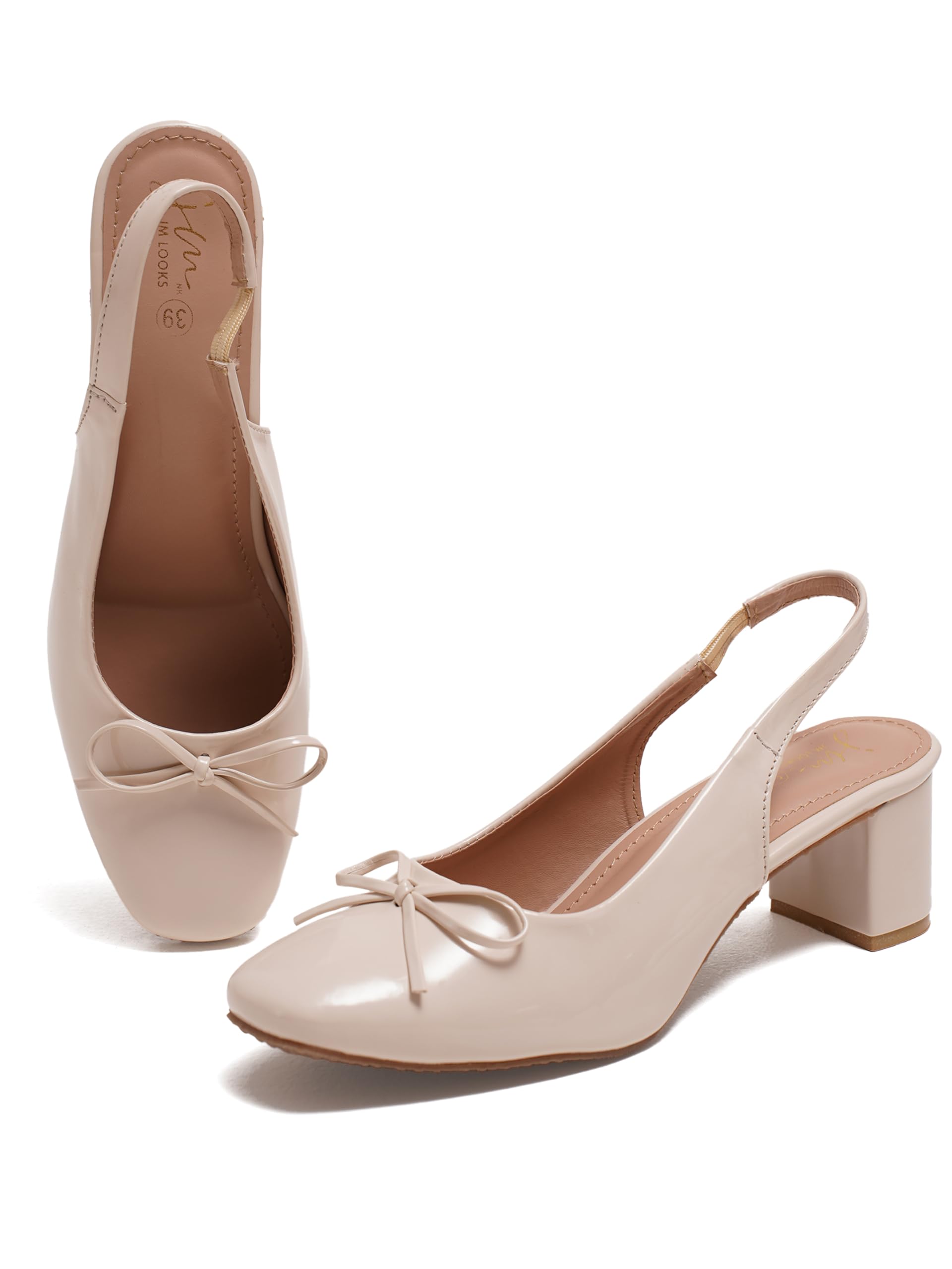Slingback Heels for Women Block Heels Pumps Chunky Heel for Office Wedding Party-image-39