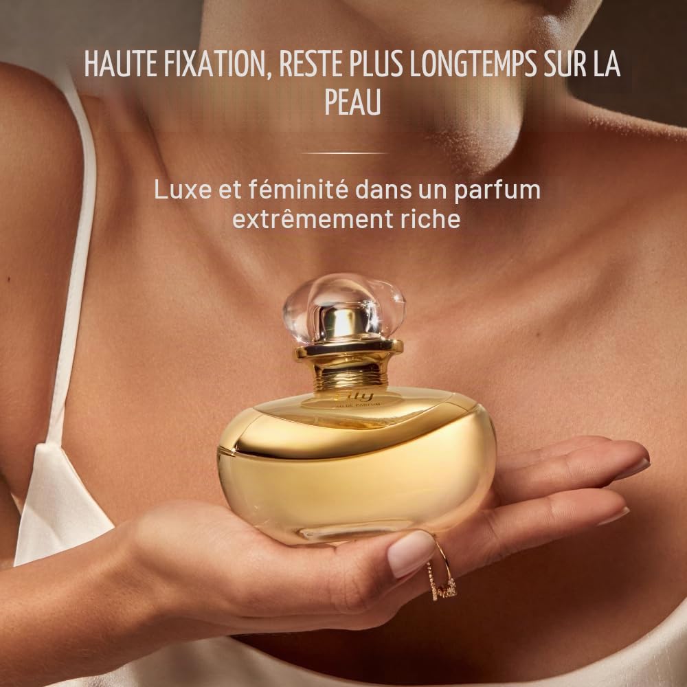 O Boticário Lily Coffret Set cadeau | Eau de parfum (75 ml) et crème hydratante pour le corps (250 g)