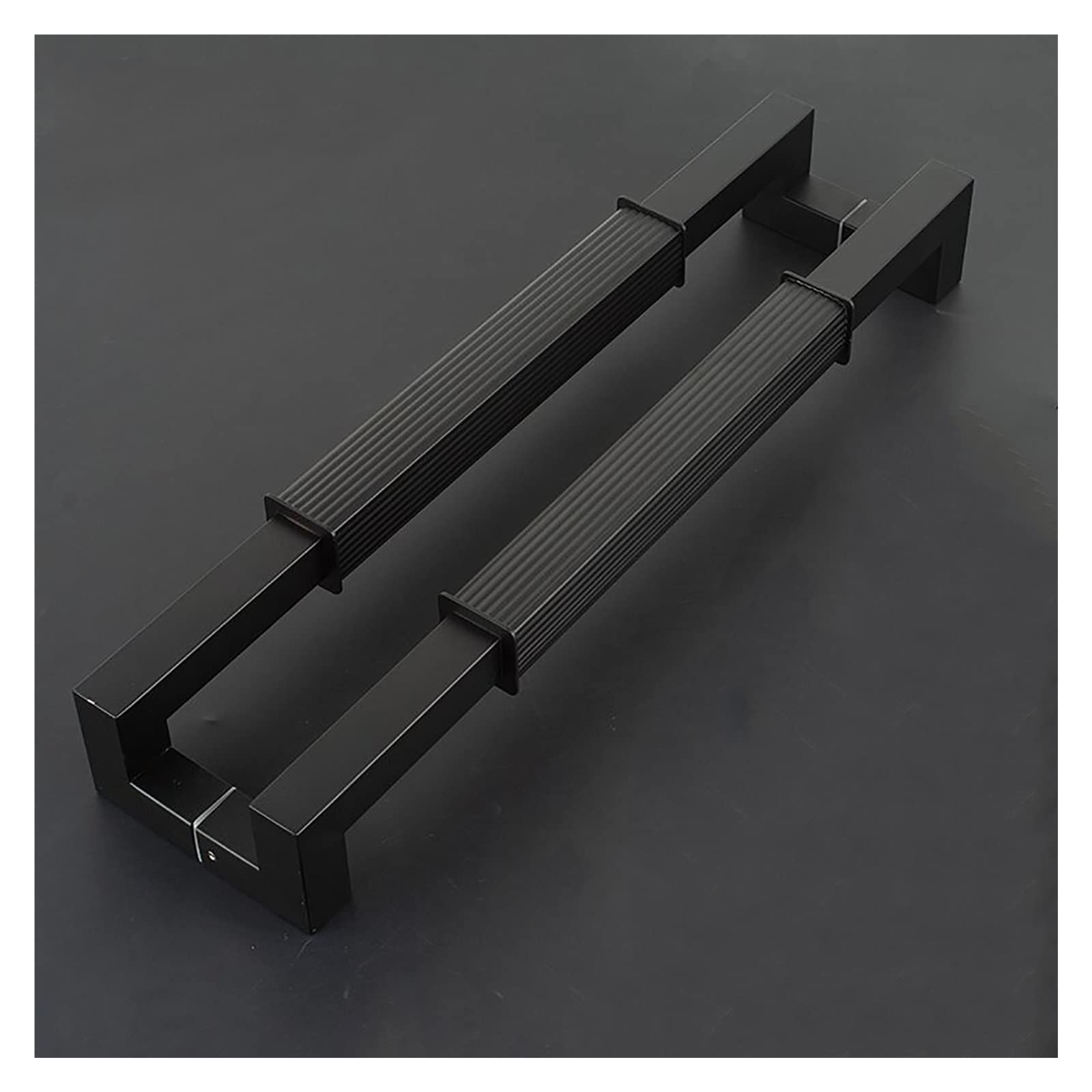 Poignées de porte noires double face pour sublimer votre salon moderne