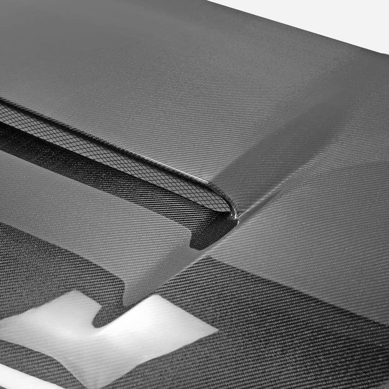 EPR for Subaru WRX VBH S4 OE Type Vented Hood, Hood Scoop Vent, Black Bonnet, Car Styling Exterior Accessories Carbon Fiber Process，Black Elegance, 100% Protection