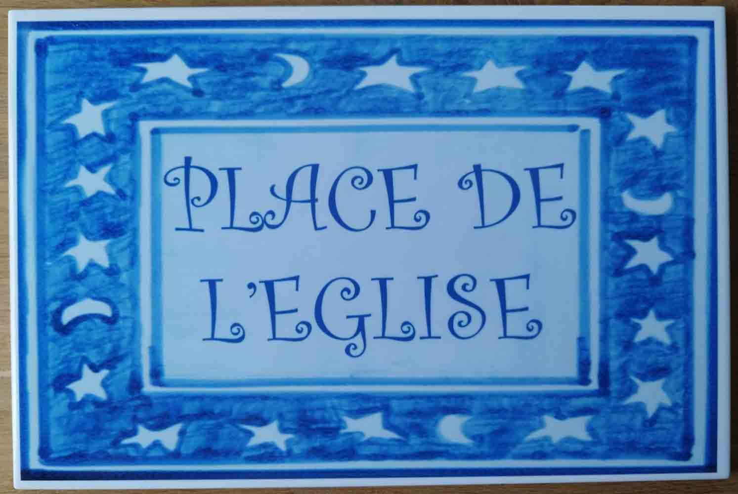Plaque de rue avec le texte de votre choix – 15x20cm