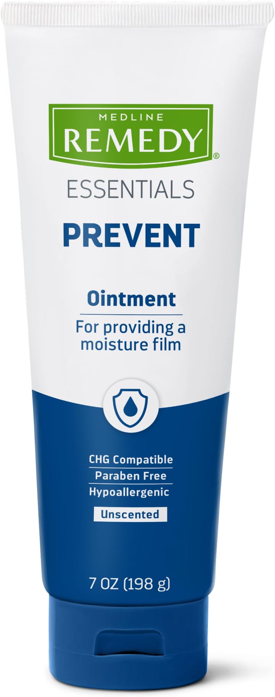 Remedy Essentials Ointment (7 oz Tube), 12 Count, Unscented, Moisturizing Breathable Film, Aloe, Vitamins A, D & E, Soothing Incontinence Care for Adults, Hypoallergenic, Paraben Free