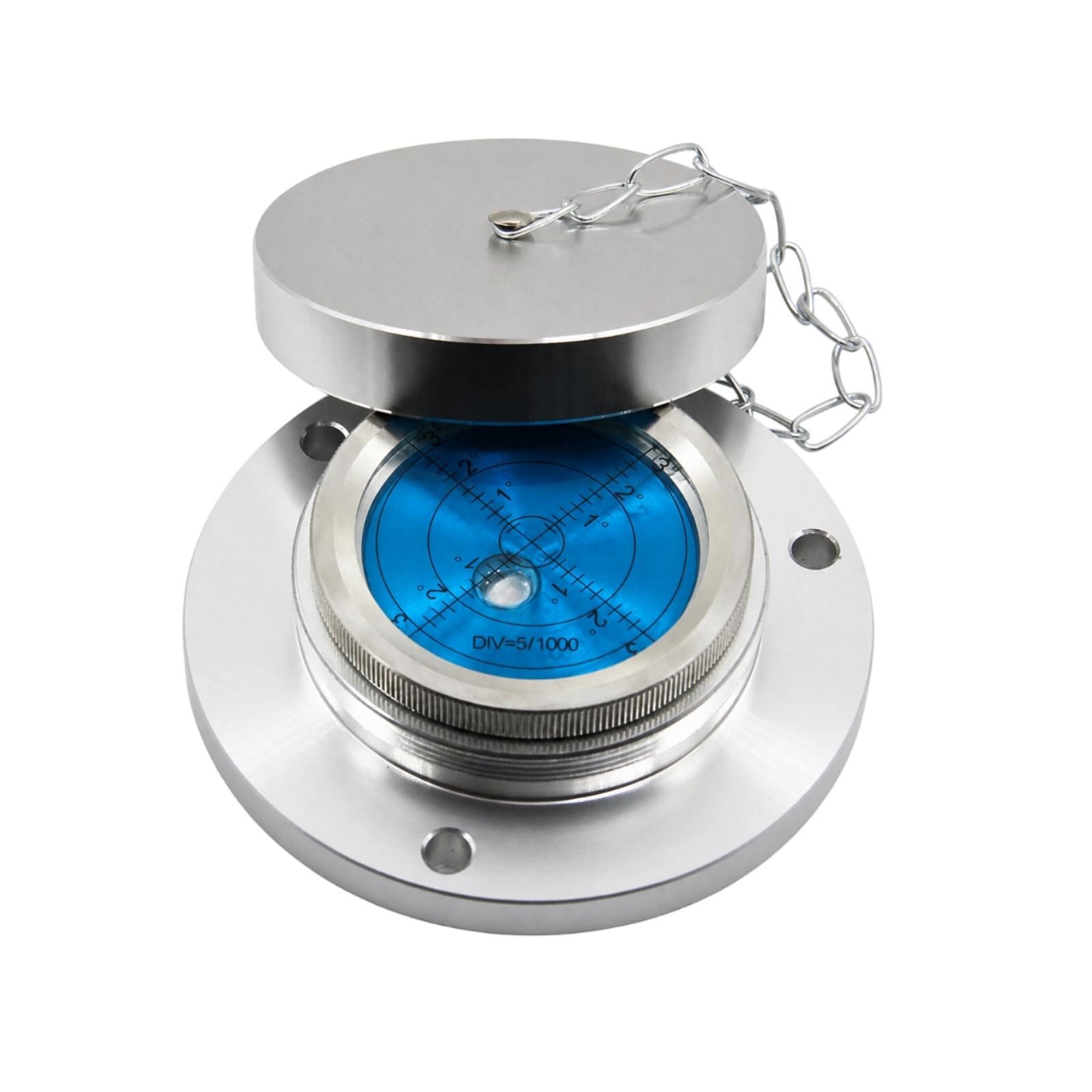 dosenlibelle mit kette kompakt dosenlibelle rund rundlibelle für maschinenmontage, Blau, 110mm