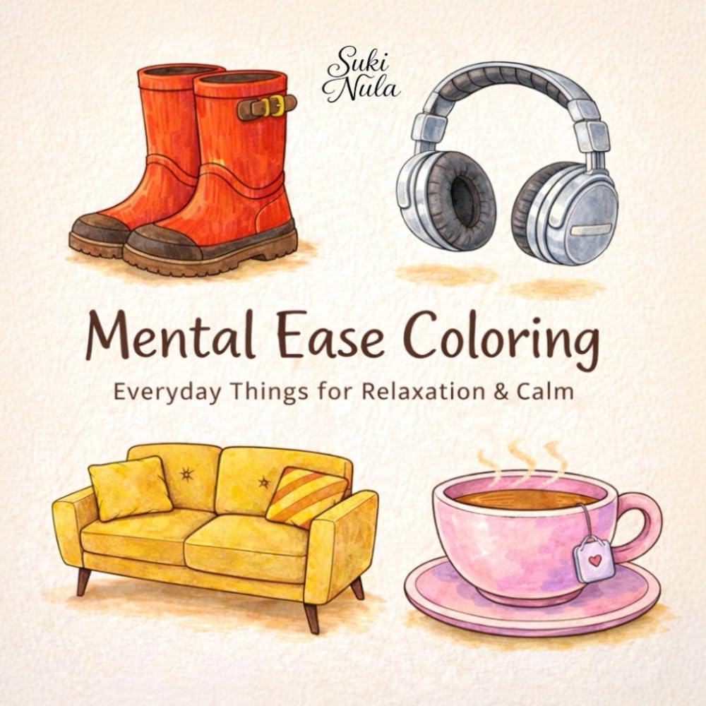 Mental Ease Coloring: Everyday Things for Relaxation & Calm