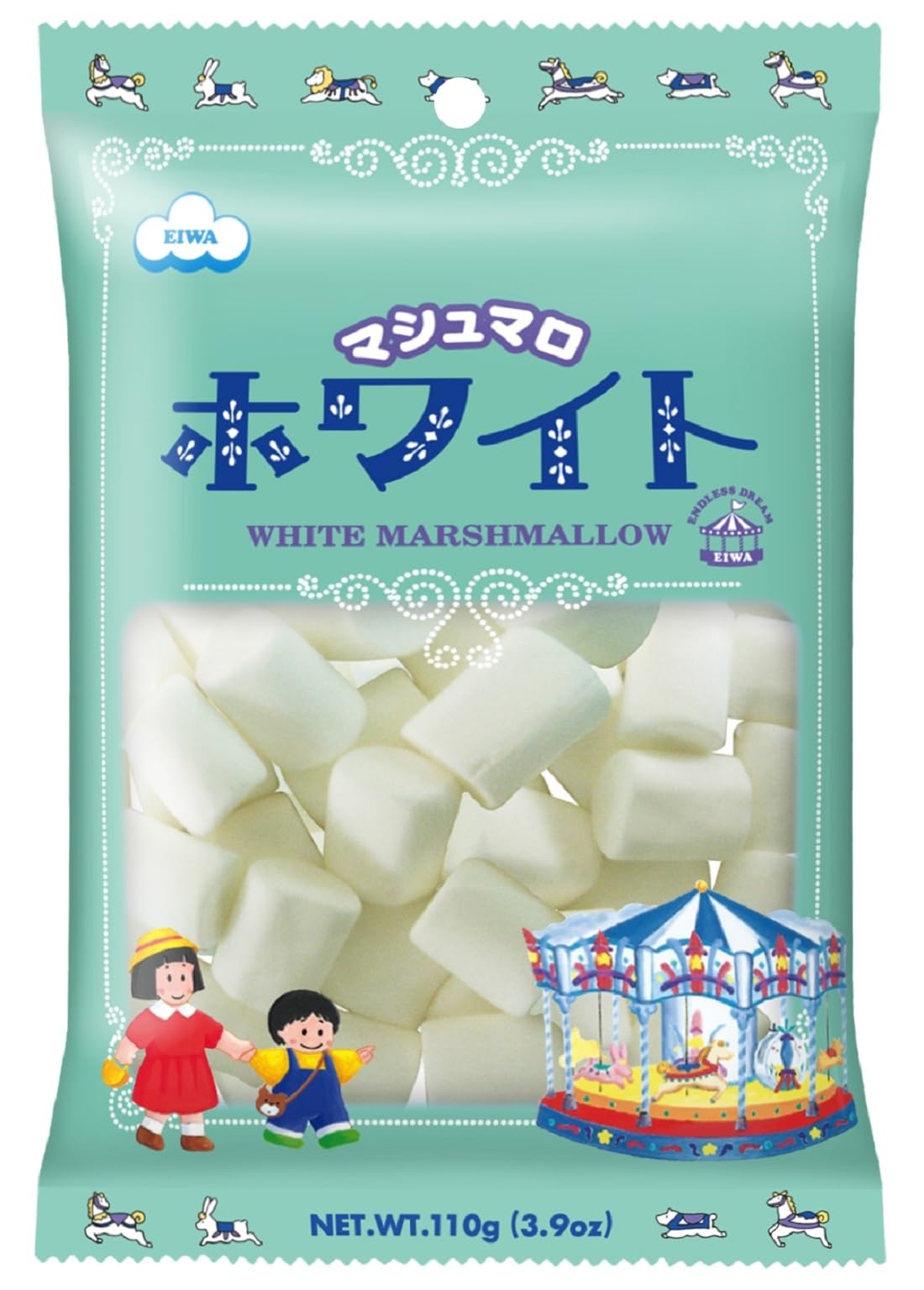 Amazon.co.jp: エイワ ホワイトマシュマロ 110g×6袋 : 食品・飲料・お酒