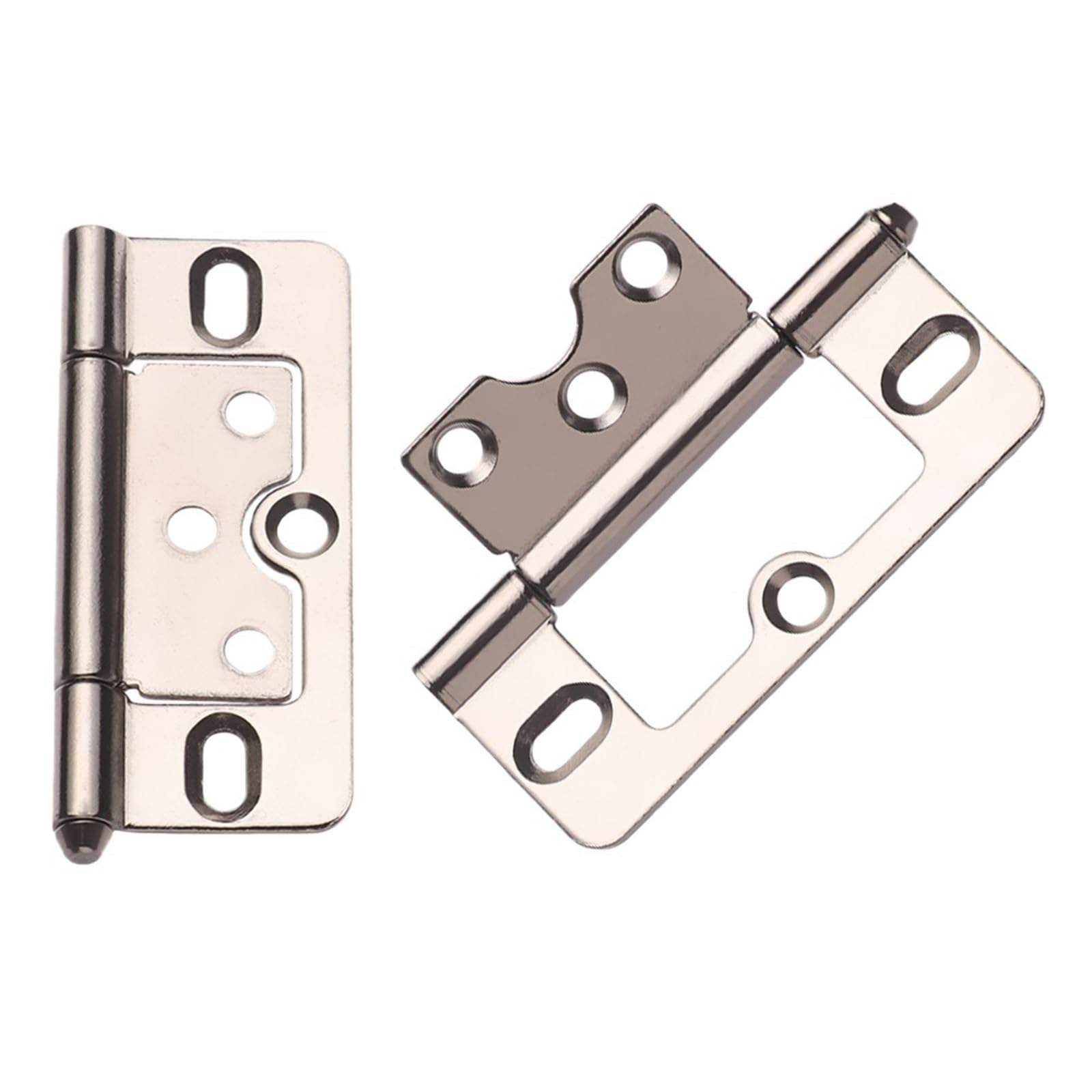 Huwoyg Color 02 6Pcs 3 Inch Iron Flush Door Hinges Large Cabinet Cupboard Furniture Hardware Accessories Spring Hinge For Gate(Color 02)