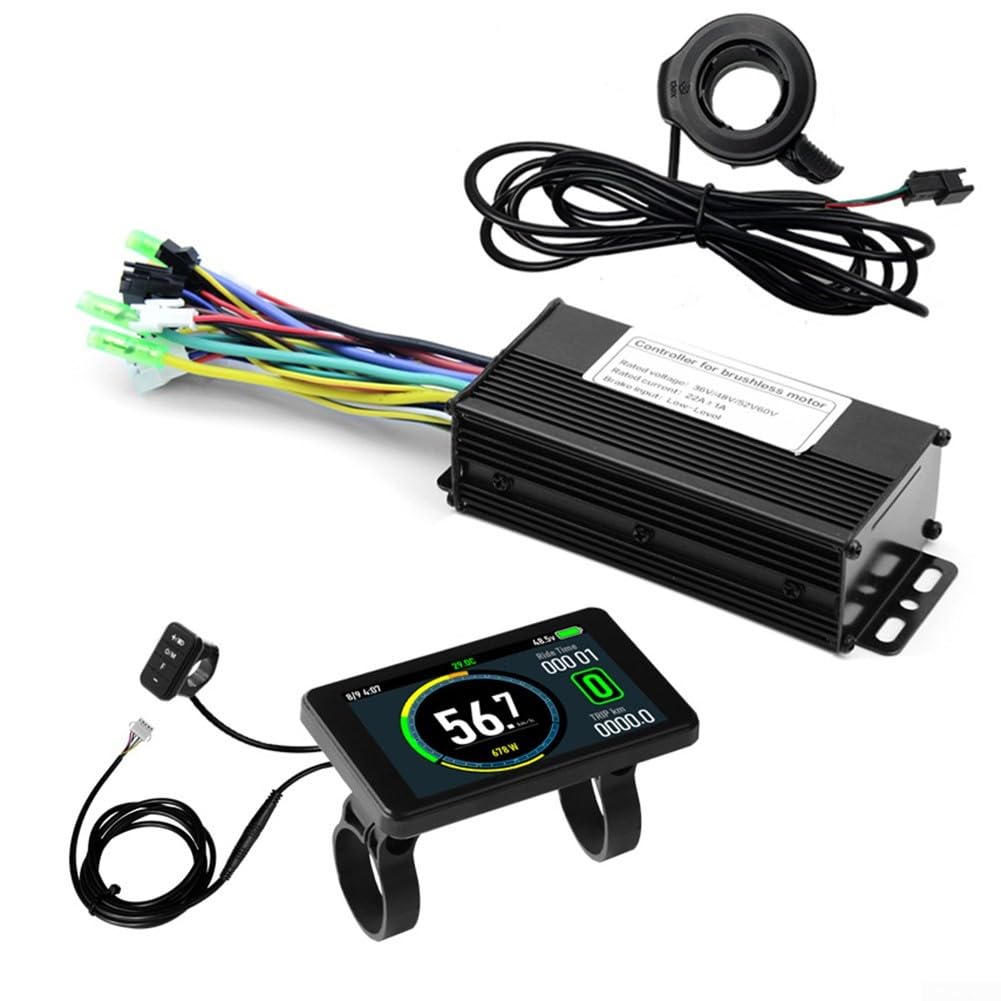500 W 22 A Kit Controller per E-Bike 36-60V LCD T8 Meter Pollice Acceleratore Per Scooter Elettrico Mountain Bike Modifica