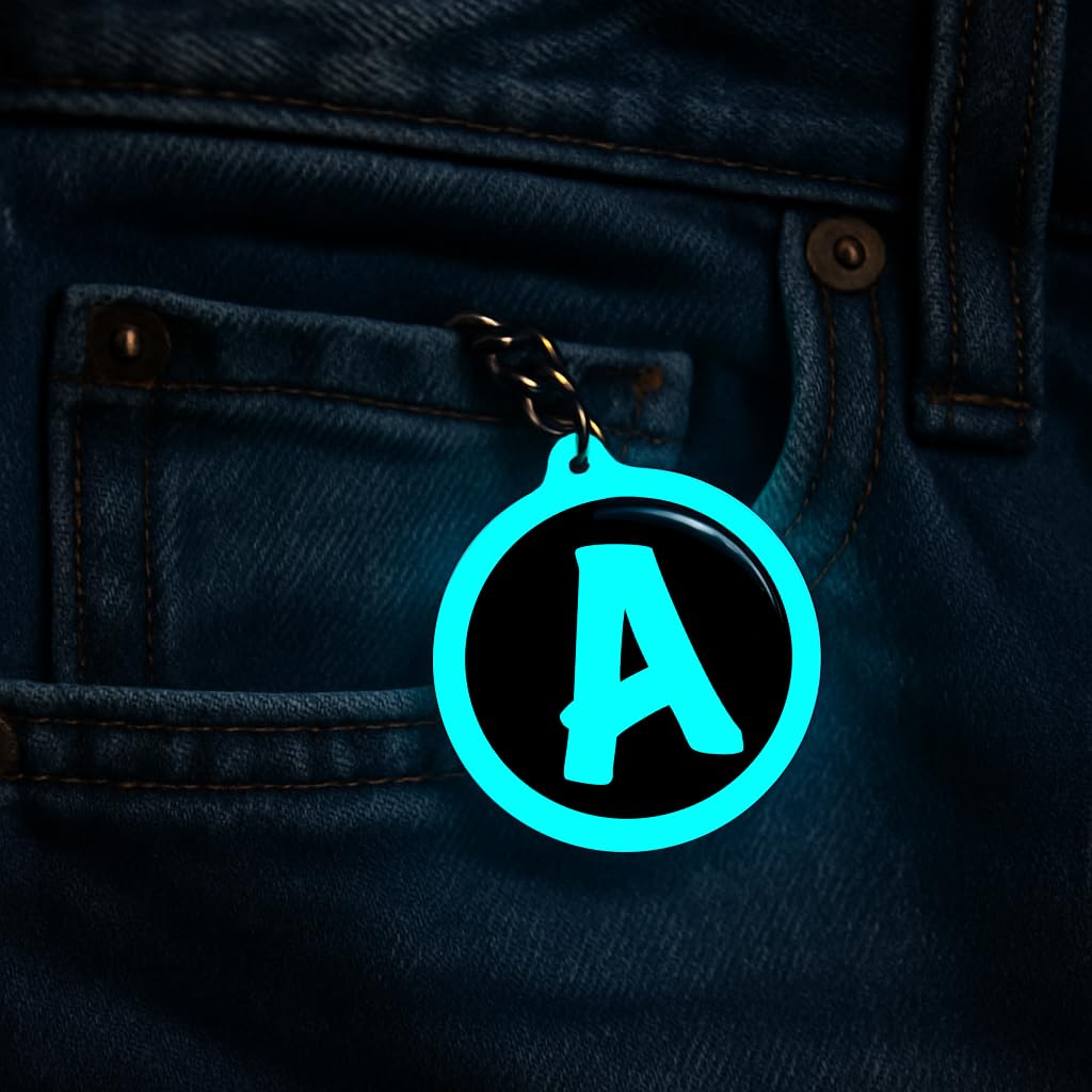 | Glow in the Dark Keychains | Alphabets