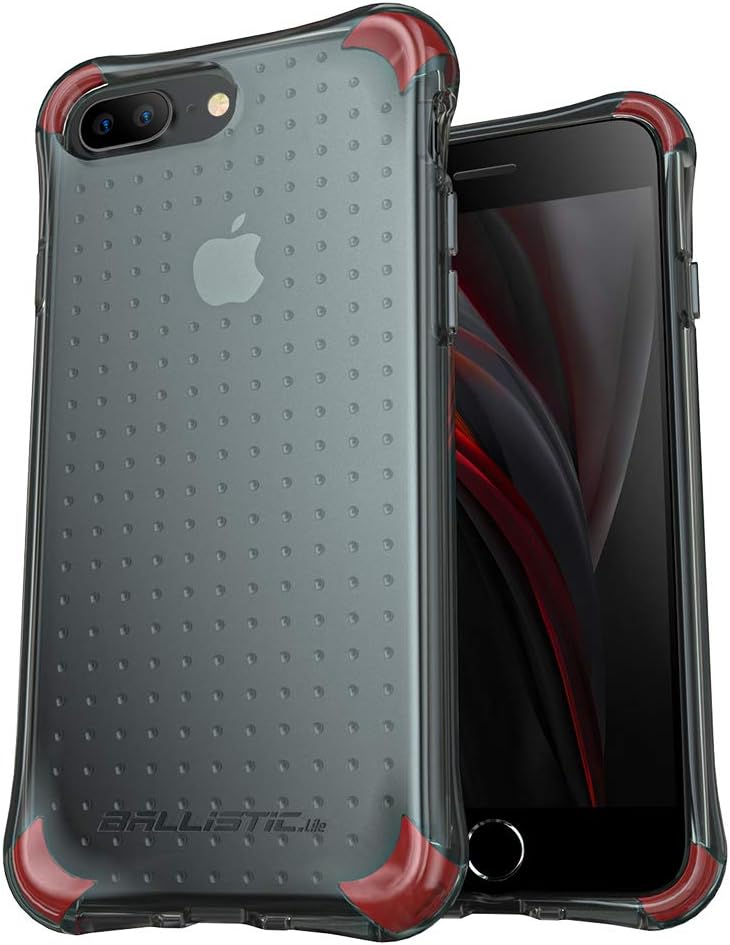 BALLISTIC Raptor S Series Designed for iPhone 8 Plus Case for iPhone 7 Plus Case with B-Labs Corners Against Drops, Protective Phone Case 5.5 inch - Tint Black