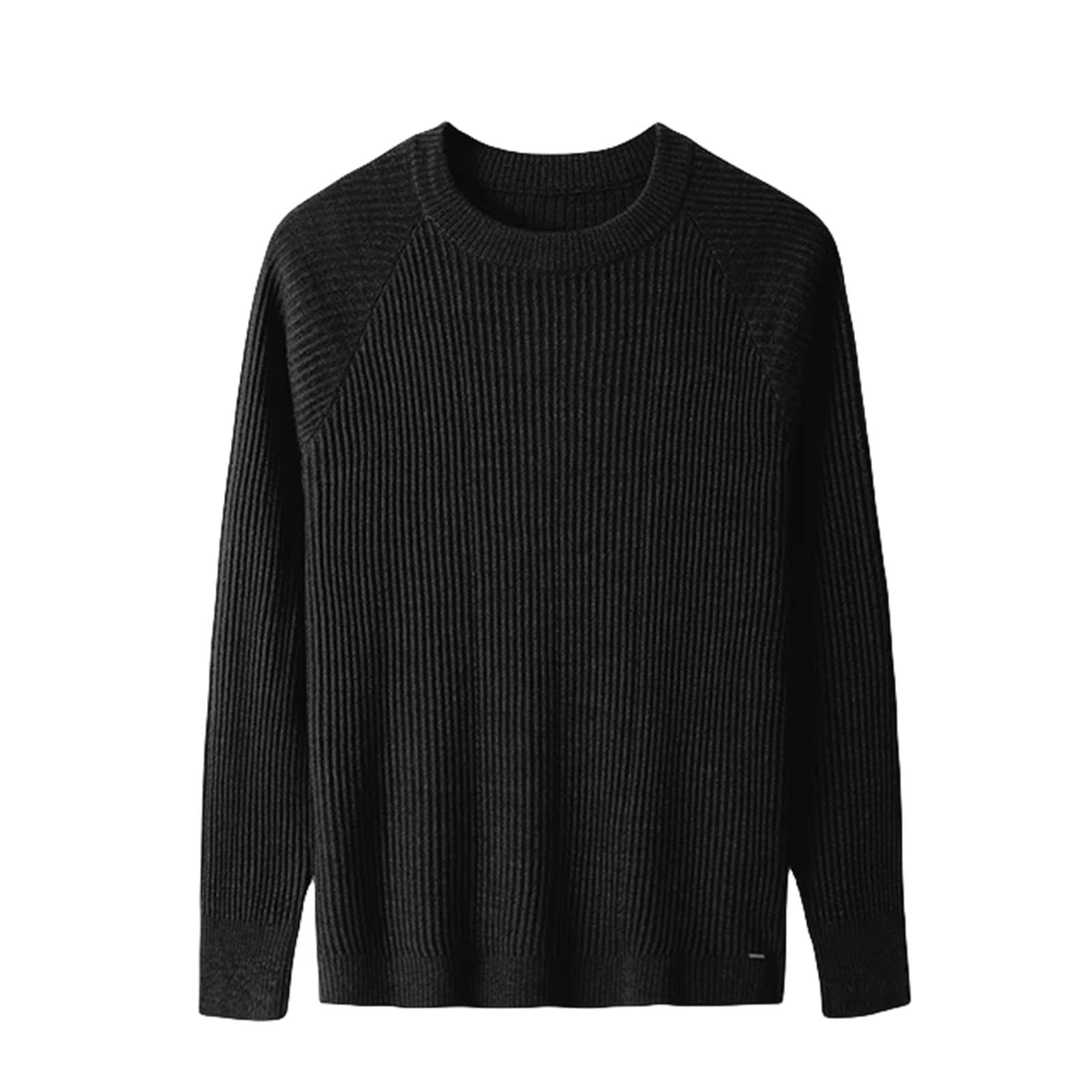 Męski sweter męski sweter z dzianiny okrągły dekolt miękki w dotyku splot dzianinowy sweter dzianina na co dzień