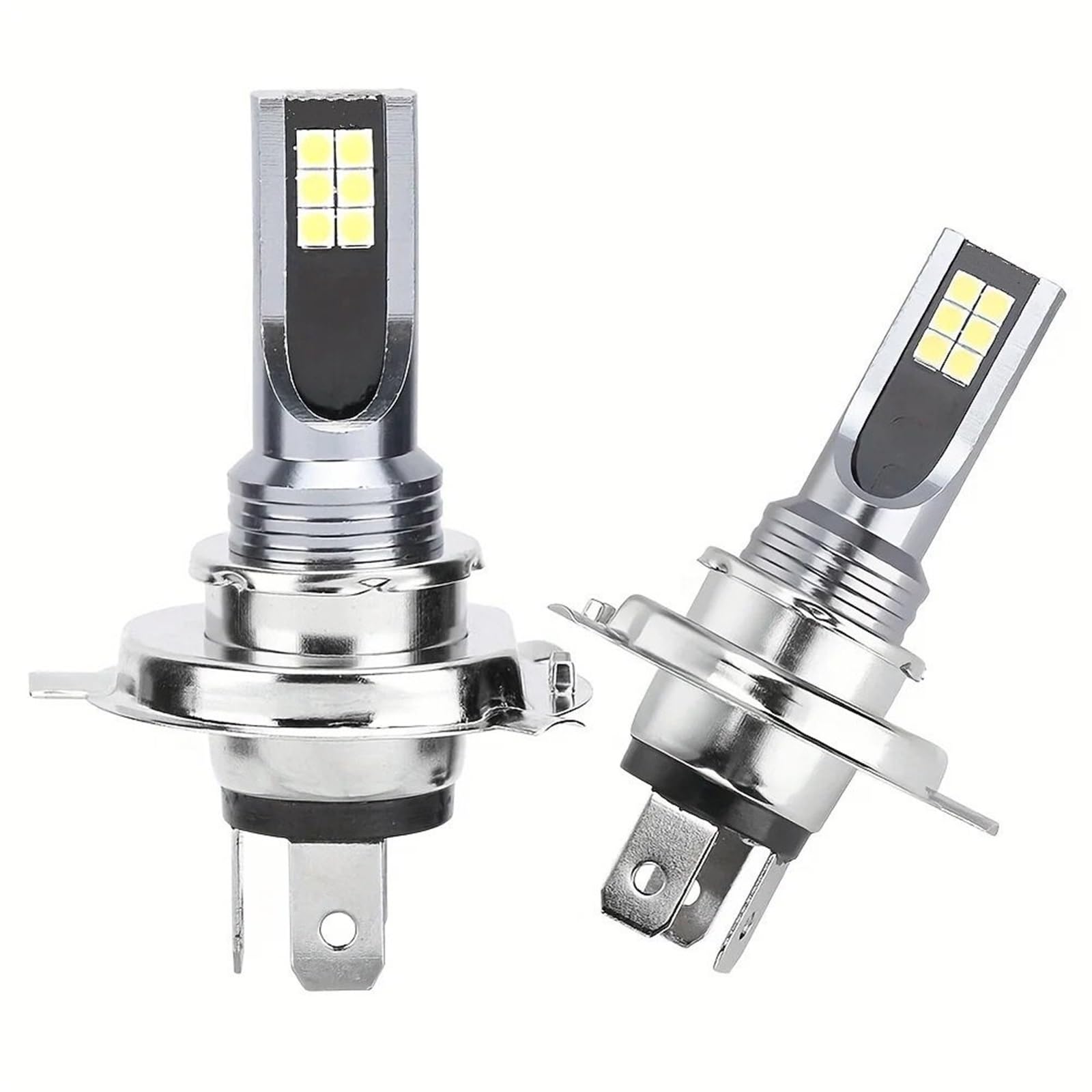 Faros LED coche H4 9003 bombilla para luces antiniebla de 12V y 80W kit de iluminación automotriz 7