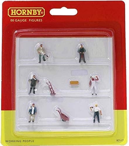 Hornby OO calibre de trabajadores 176 escala figuras miniatura para modelos diseños de tren R7117