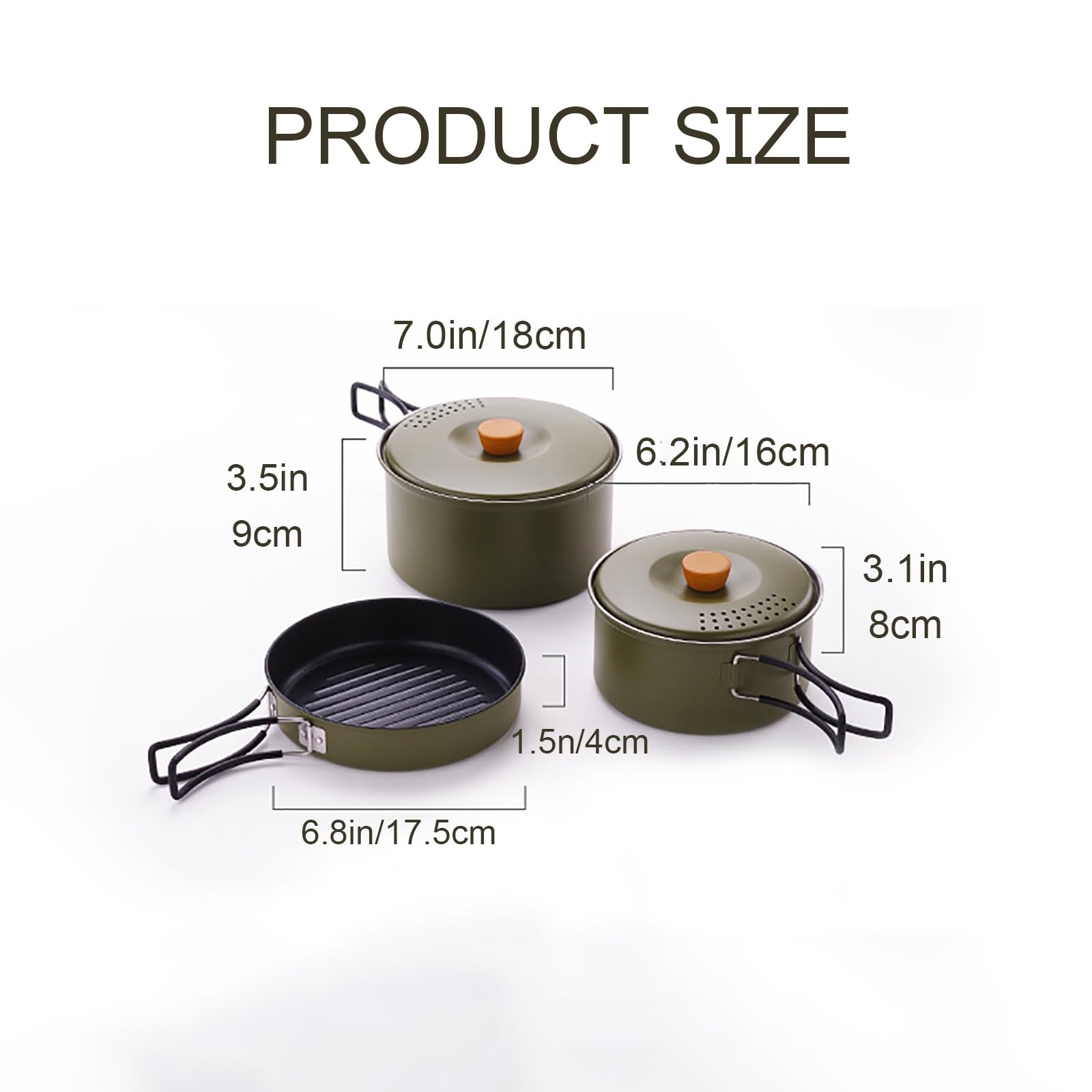 Kit de Utensilios de Cocina para Cocina Camping - Juego de Cocina para Camping Accesorios - Accesorios Camping - para Mochileros de Cocina para Campamento (Color : Silver)