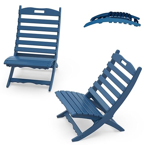 IVY&LANE Portable Xavier-Chairs Set of 2 | Folding-Adirondack-Chair | Wave