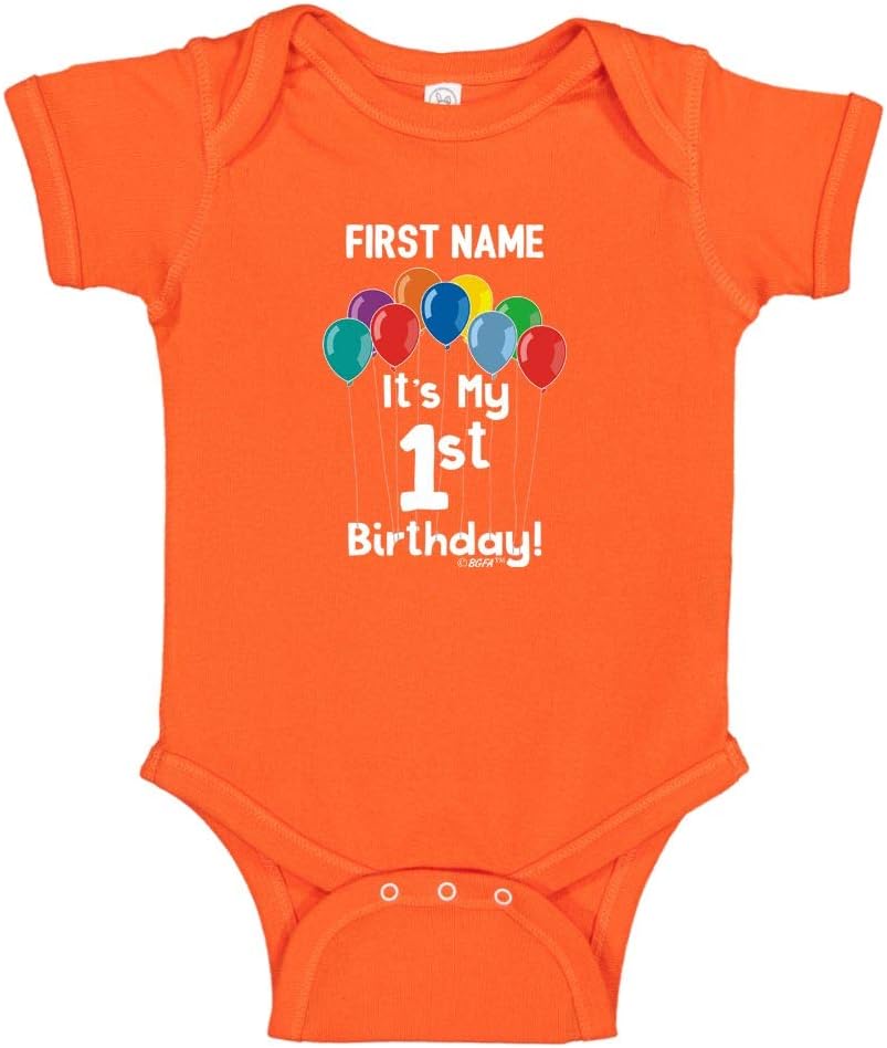 Personalized Gifts It's My 1st Birthday Bodysuit