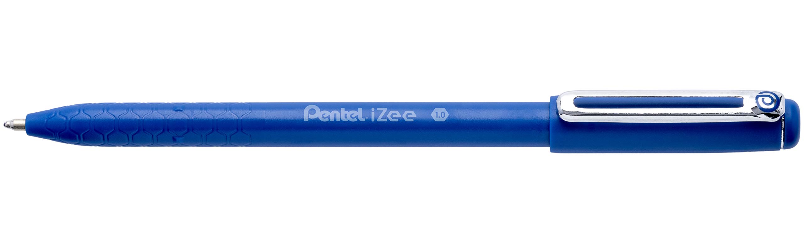 Pentel Azul Izee - Bolígrafo De 1,0 Mm, Tinta Paquete De 12