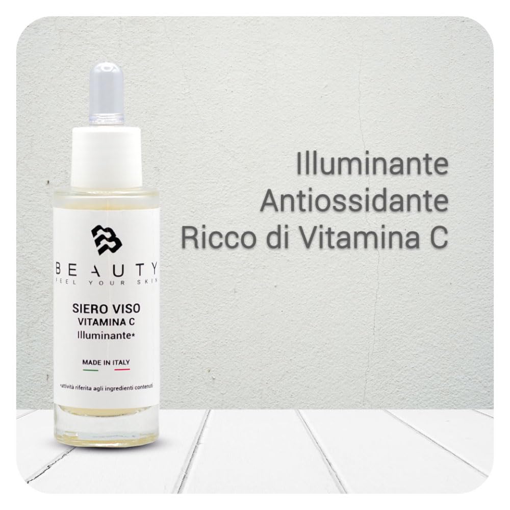 Blor Siero Concentrato Vitamina C Acidi Ialuronici per un Viso Radiante Giovane Antiossidanti e Idratazione Profonda Cura Cosmetica Made in Italy