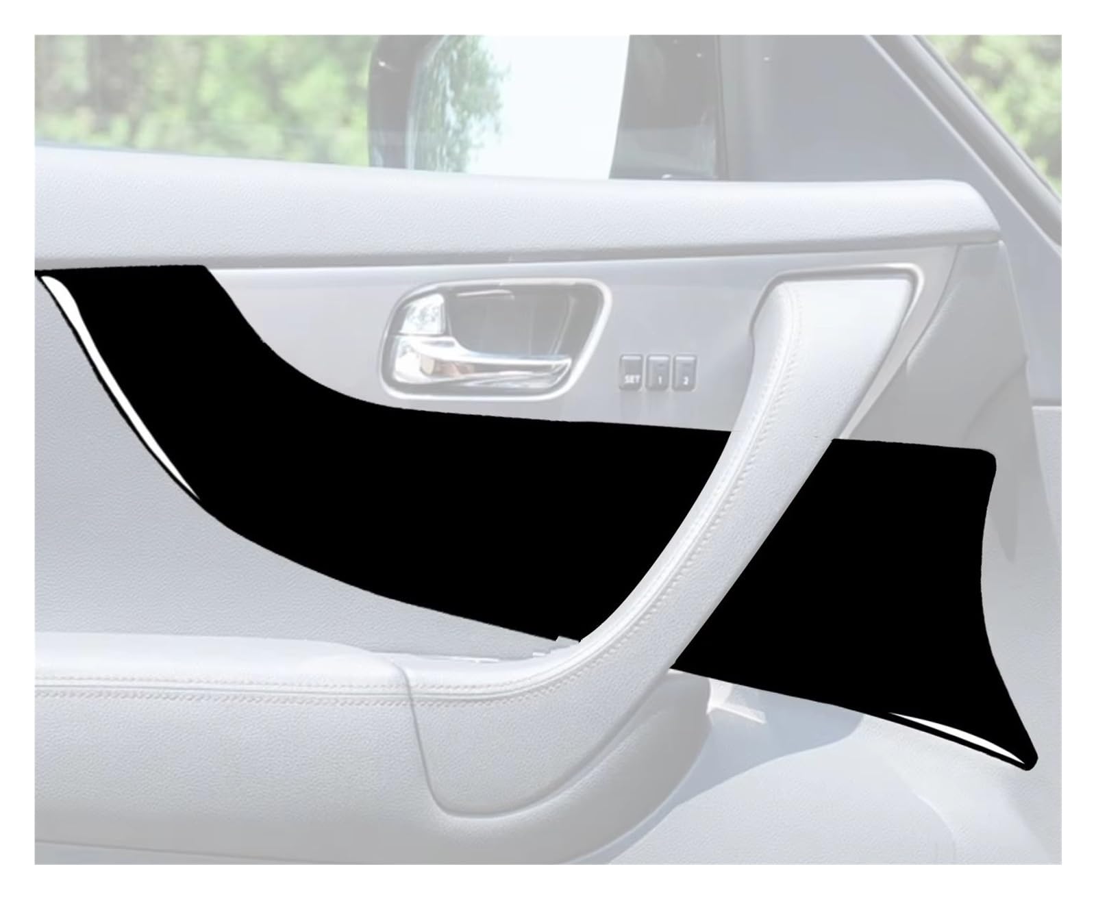 Interieur Zubehör Für Infiniti FX 2009–2013 QX70 14+ Türinnenarmlehnen-Verkleidungsabdeckung Autoinnenausstattung Aufkleber Interieur Dekor