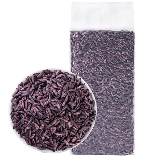 Miniatura 3 de Arroz púrpura de 1763 onzas de arroz nuevo en la temporada arroz integral arroz glutinoso morado cereales gruesos 1764oz