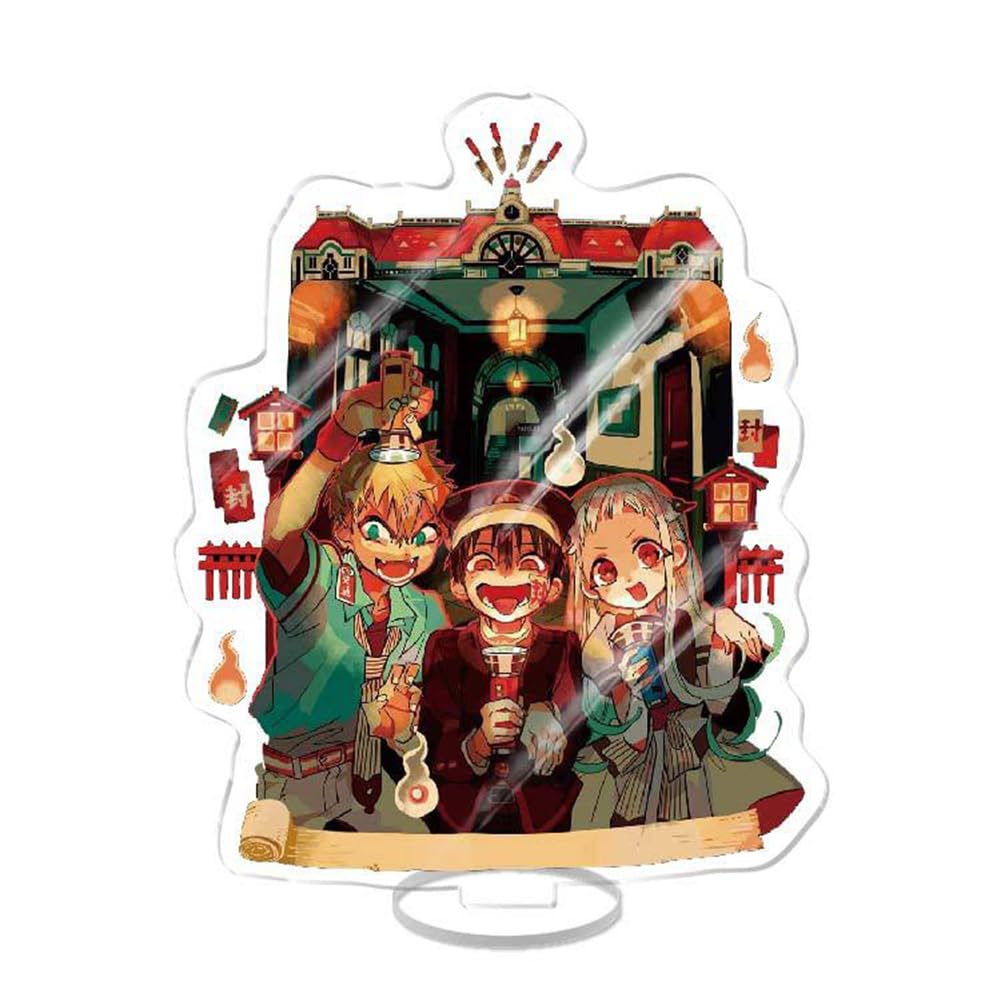 Set 2 Statuette Hanako-kun Yugi Amane 10 Cm – Action Figure In PVC Con Facce Intercambiabili, Regalo Anime Per Collezione - 4