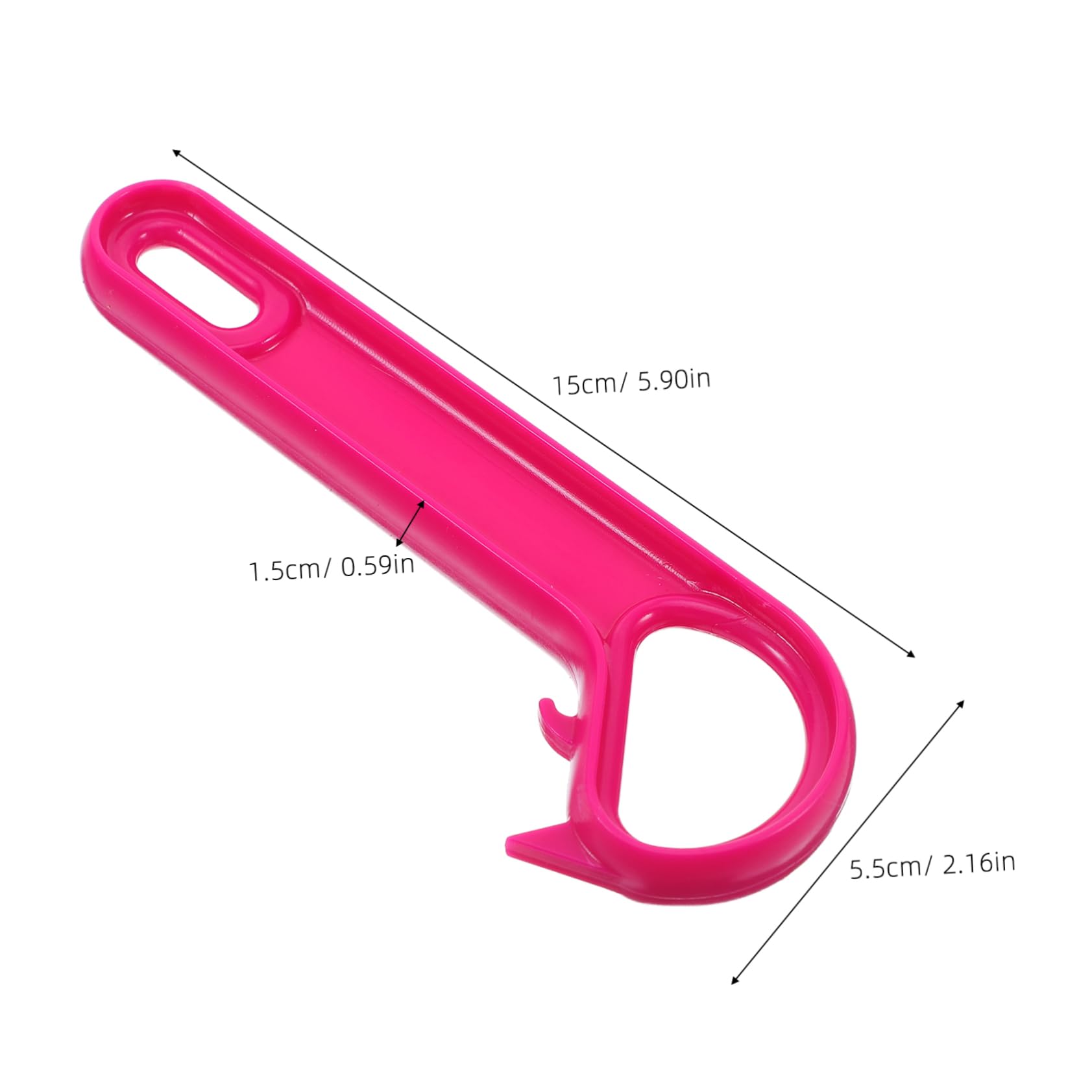 Cabilock Can Opener Lightweight Manual Tab Lifter for Canned Food Easy One Handed Operation Smooth Edges for Kitchen Outdoor Use