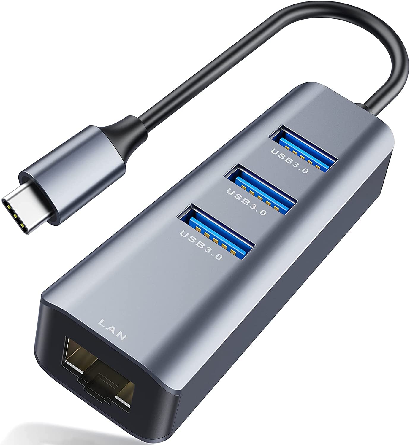 Tobo USB C to Ethernet Adapter, 4-in-1 RJ45 to USB-C/Thunderbolt 3 to Gigabit Ethernet LAN Network Adapter -TD-232TC.-image-33