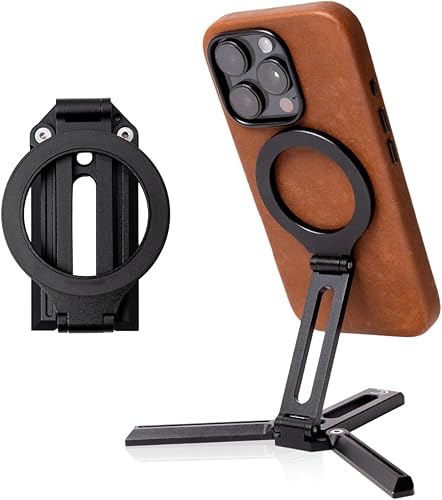 Cinder Stand - Magnetic Mini Tripod Stand – Foldable Magnetic Phone Holder with 