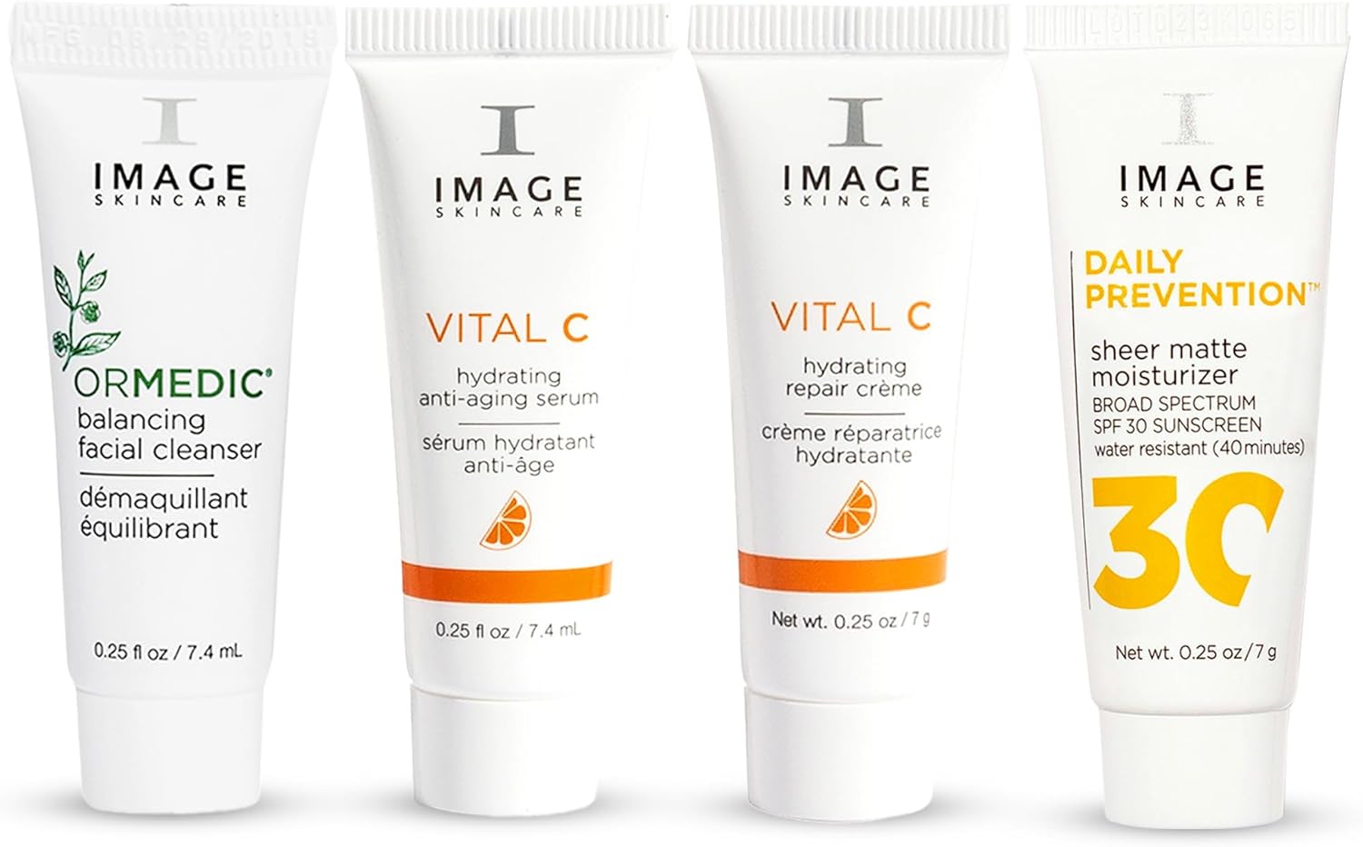 IMAGE Skincare Five Star Favorites Gift Set, 4 Step Regimen for Brighter, Healthier Looking Skin, Travel Size Holiday Beauty Gift for Women