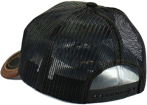 Miniatura 5 de Rodeo Cowboy Sombrero de paja Bull RiderCaballo Bordado Malla Trucker Estilo Occidental Snapback Gorra de béisbol