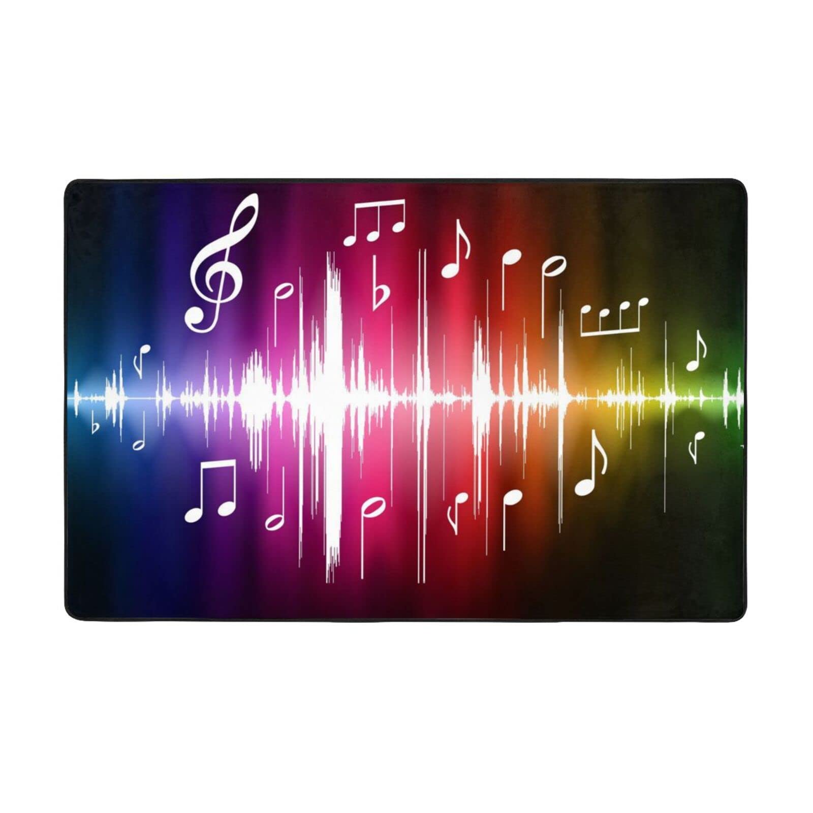 Tapis de chambre note de musique antidérapant pour créer un cocon musical
