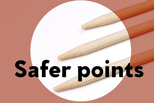 Palitos de tostado de malvavisco para Smores y perros calientes, pinchos de bambú de madera, artículos esenciales para fogatas, camping y cocina